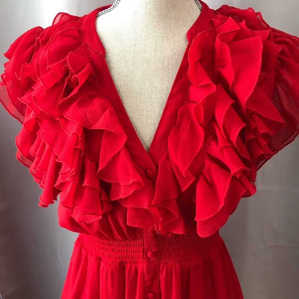 Red H&M dress